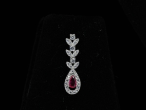 Blossom CS Bijoux en gros, bijoux de mariage de luxe, argent 925 de haute qualité, moissanite certifiée GIA, plaqué or rose, bijoux élégants - Product Image 6