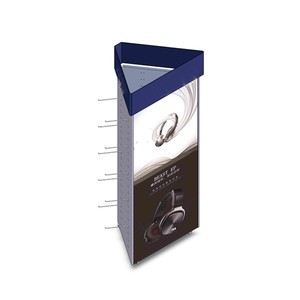 Expositor vertical de suelo para auriculares, de metal ligero, de 3 lados, independiente - Product Image 3