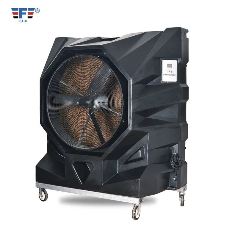 220V AC 23000m 3/H Aliran Udara Gurun Cooler Portable Mobile Axial Industri Evaporative Air Cooler Conditioner