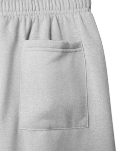 Pantalones Harem de Forro Polar Gris Claro para Mujer, Corte Holgado, Casuales, Cintura Elástica, Largos, con Bolsillos - Product Image 4
