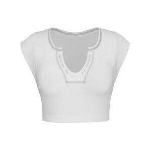 Top Corto de Tela Suave, Ajuste Cómodo, Estilo Casual Diario, Top Corto para Mujer, Ligero - Product Image 4