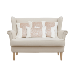 SOGA 6-Piece <b>Pillowcase</b> Set Classic Soft <b>Square</b> 4x45cm and Rose Gold Kalen Lumbar Covers 2x30x50cm - Product Image 2