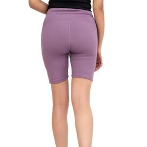 Shorts Deportivos de Cintura Alta Color Lavanda para Mujer, Ajustados y Elásticos, Hasta la Rodilla, para Yoga, Ejercicio, Running y Fitness - Product Image 6