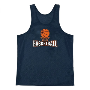 Custom Reversible Basketball Practice Jersey <b>Mesh</b> Training Bib Scrimmage Vest OEM ODM Manufacturer Wholesale - Product Image 3