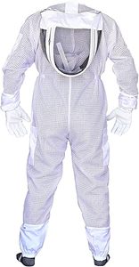 3-Layer Ultra Ventilated <b>Bee</b> <b>Suit</b> for Men & Women – Premium Beekeeping <b>Suit</b> with <b>Bee</b> Gloves & Two Detachable Beekeeping Veils - Product Image 5