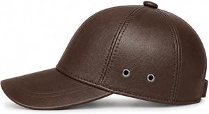Gorra de Béisbol de Cuero para Hombre y Mujer, Hecha a Mano, Suave, Transpirable, Ajustable, de Lujo, Estilo Dad Hat, Color Sólido, Casual, para las Cuatro Estaciones, con Bordado 3D - Product Image 4