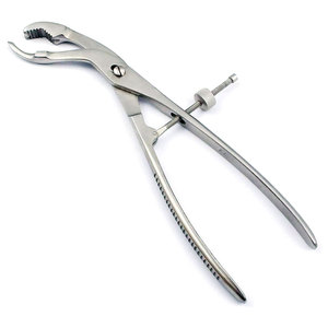 Bone Holding Forceps Narrow Jaw Stainless Steel Orthopedic Surgical Instrument for Secure Bone Grasping and Fracture Reduction - Product Image 6