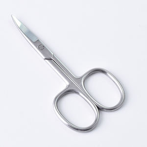 Outil de maquillage professionnel, ciseaux à cils en acier inoxydable, logo personnalisé, ciseaux à sourcils avec pointe incurvée - Product Image 2