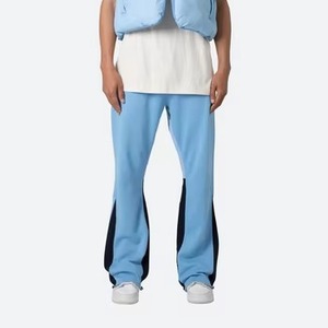 กางเกงขายาวปักลายสำหรับผู้ชาย เอวสูง ผ้าฝ้าย ทรงขาบาน สไตล์ลำลอง แฟชั่นสตรีท ชุดทำงาน ป้องกันรอยยับ เป็นมิตรกับสิ่งแวดล้อม - Product Image 4