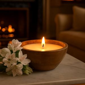 Wholesale Natural Wood Handmade High-quality Candle <b>Stand</b> Medium Global Exports Outdoor Home Decor Wedding Christmas Party - Product Image 2