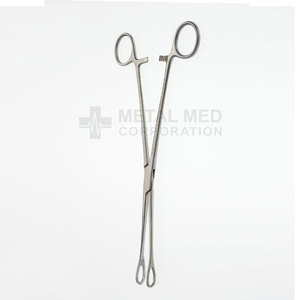 Pinces à éponges et tissus Foerster de qualité supérieure en acier inoxydable de qualité chirurgicale, à dents fendues et dentelées - Product Image 2