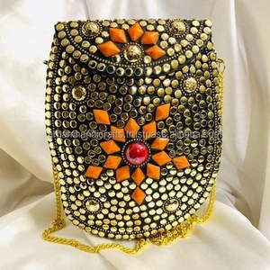 Bolso de mano de mosaico de lujo de alta calidad de último diseño, bolso de mujer para fiestas de boda, precio al por mayor, bolsos de noche - Product Image 1