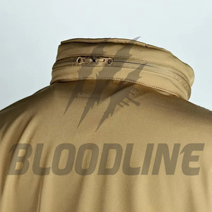 เสื้อแจ็คเก็ตมอเตอร์ไซค์แขนยาวสีเขียวมะกอกสำหรับผู้ชาย ยี่ห้อ Bloodline กันลม เหมาะสำหรับใส่กลางแจ้งในฤดูใบไม้ร่วง ลายพิมพ์ดีไซน์พิเศษ - Product Image 4