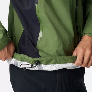 Chaqueta Impermeable con Capucha para Hombre, Color Verde Sólido, Cierre de Cremallera Deportivo, Ropa de Otoño para Exteriores, Chaqueta para Lluvia y Esquí - Product Image 6