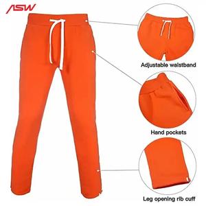 Survêtements de sport 2-en-1 pour hommes, personnalisés, effet délavé, 100 % coton molletonné, pour jogging, course et entraînement - Product Image 5
