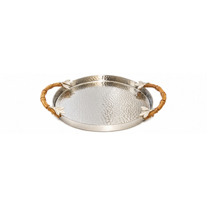 Bandeja Decorativa Elegante de Latón Chapado en Oro al por Mayor con Asa Larga, Plato Cuadrado de Aluminio para Servir Frutas, Aperitivos y Postres, Organizador - Product Image 2