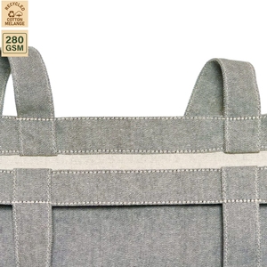 285 GSM Non Laminated Cotton Canvas Promotional Shopping <b>Tote</b> <b>Bag</b> 45x35x10 cm Custom Logo Wholesale Private Label Model SS513 - Product Image 3