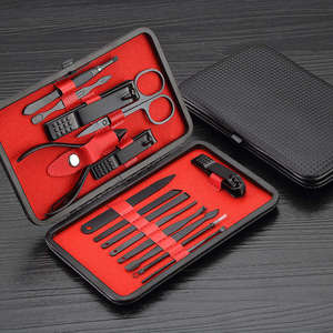 Professional Manicure & Pedicure 16-in-1 Stainless Steel <b>Nail</b> Clippers Set with <b>Case</b> for Teen & Adult by Anaaif Enterprises - Product Image 5