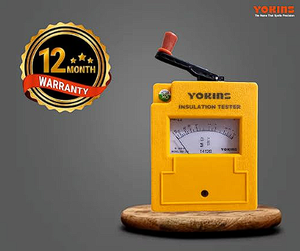 Testeur d'isolation manuel AHD-501 500V 100MΩ |   Générateur manuel |   Testeur de résistance d'isolement électrique - Product Image 4