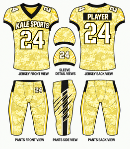 Nouvel ensemble d'uniformes de football américain unisexe à sublimation, design OEM, à séchage rapide, pour entraînement et matchs - Product Image 1
