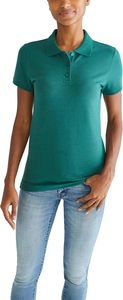 T-shirt décontracté en jersey tricoté respirant à manches courtes de couleur unie pour femme - Product Image 6