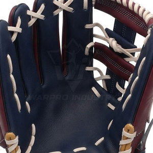 Hand Crafted Leather <b>Baseball</b> Fielding Gloves Comfortable Palm Pocket For Youth Adult <b>Baseball</b> Practice - Product Image 5