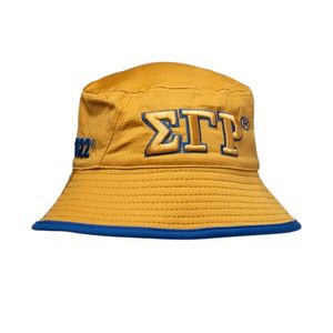 Sudadera Casual Elegante con Letras Griegas Personalizadas en Color Caqui Dorado de la Hermandad Sigma Gamma Rho, Sudadera Unisex de Moda para Mujer - Product Image 1