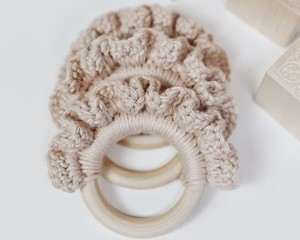 Anneau de serviette en crochet tendance de qualité supérieure, accessoire de décoration de table exquis, option pour réception de mariage à thème - Product Image 1