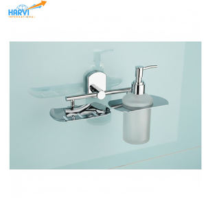 Ensemble distributeur de savon liquide mural décoratif multifonction moderne Arion Collection pour hôtel, hôpital, maison, salle de bain - Product Image 3