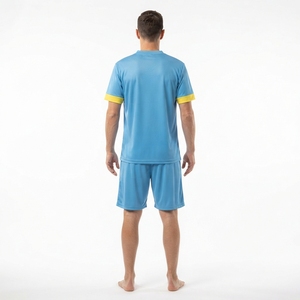Maillot de football américain personnalisé en gros pour hommes, col en V, manches courtes, 100 % polyester respirant, uniforme d'équipe sportive - Product Image 6