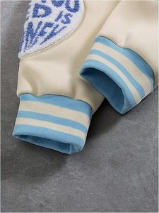 Chaqueta Varsity Clásica de Otoño para Hombre, Estilo Universitario, Nueva Llegada 2026, Cuero Genuino, Tela Chenille, Bordado, Cuello Alto - Product Image 4