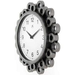 Classic Round Metal <b>Wall</b> <b>Clock</b> Analog Quartz Silent Design for Living Room Bedroom <b>Decoration</b> - Product Image 2