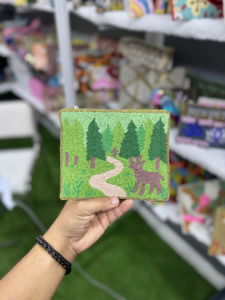 Monedero pequeño hecho a mano de diseñador de estilo bohemio indio para mujer, bolso de mensajero ecológico, bolso de mano con cuentas para bolso de noche diario - Product Image 5