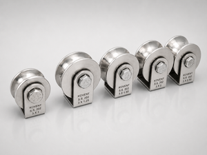 Stainless steel <b>pulley</b> <b>wheel</b> assembly with precision engineered durable construction for smooth rotation mechanical systems - Product Image 4