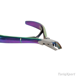 ที่ตัดหนังกำพร้าสแตนเลสแบบปากกว้าง คมกริบ ใช้งานง่าย ด้ามจับสีโรสโกลด์ สลักโลโก้ด้วยเลเซอร์ ที่ตัดเล็บมือเล็บเท้า อุปกรณ์ทำเล็บเท้า - Product Image 2