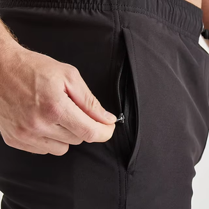 Shorts de Baño Negros Clásicos de Alta Calidad para el Verano, Ligeros y Cómodos, con Cordón Ajustable con Punta Metálica, Venta al Por Mayor - Product Image 5