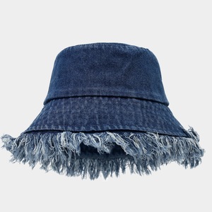 Casquette Bob en Jean Personnalisable avec Logo pour Hommes et Femmes, Broderie 3D pour Activités de Plein Air Printemps-Été, Pêche, Sports, Voyage - Product Image 5