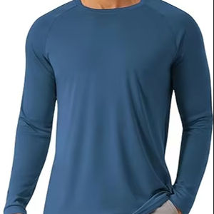 Rashguard pour homme 100 % polyester écologique avec logo personnalisé, haute qualité, manches longues, une pièce - Product Image 1