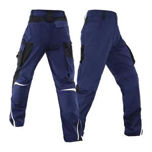 Pantalon de travail bleu pour homme RICSA INTERNATIONAL, plusieurs poches, résistant à l'abrasion, réfléchissant, certifié CE, style cargo, type uniforme - Product Image 5