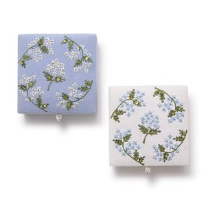 Boîte à bijoux de mariage de luxe en tissu brodé à la main avec perles, broderie florale rectangulaire, taille et logo personnalisables, artisanat artistique Whimsy - Product Image 5