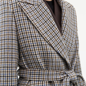 Manteau long pour femme ceinturé, vêtement d'extérieur d'hiver élégant et chaud, veste tendance, fournisseur en gros, usine, manteau long décontracté pour femme, respirant - Product Image 6