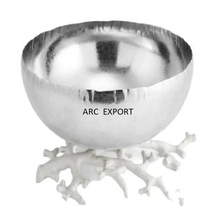 Attractive Design <b>Table</b> Decorative Bowls High Quality Metal Material Food Serving Bowl for Kitchenware Accessories in Low Price - Product Image 1