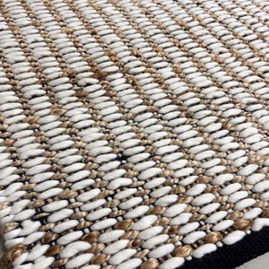 Hand Woven Wool and Jute Rug – Farmhouse Decor, Pet-Friendly - Product Image 4