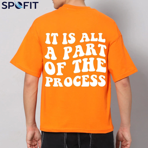 Camiseta de Manga Corta con Estampado Puff de Alta Calidad al por Mayor para Niños, Camisetas de Hombre con Estampado Puff 3D de Gran Tamaño y Peso Pesado - Product Image 2