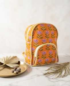 Bolsa de Mano de Algodón Pintada a Mano Estilo Vintage con Cierre de Cremallera y Cadenas, Función Antirrobo para Compras Diarias y Viajes - Product Image 2