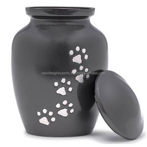 Urna de cremación para cenizas de animales, urna funeraria hecha a mano con acabados elegantes - Product Image 4