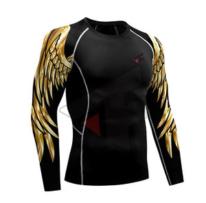 Rashguard pour homme le plus vendu, en spandex et polyester, léger, pour l'entraînement, en vente - Product Image 4