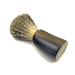 Brocha de Afeitar de Lujo Hecha a Mano con Cerdas Suaves para una Aplicación de Espuma Perfecta, Mango de Cuerno Natural, Ecológica y Duradera - Product Image 3