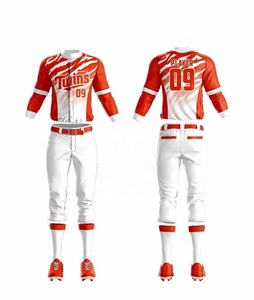 Maillots de baseball personnalisés OEM pour équipes, respirants, à séchage rapide, ensembles uniformes par sublimation numérique avec pantalon - Product Image 4