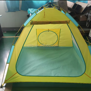 Tente de jeu pour bébé intérieure/extérieure, maisonnette automatique avec poteaux en fibre de verre, imperméable, respirante, confortable, 145x145x110cm, 6-36 mois - Product Image 5